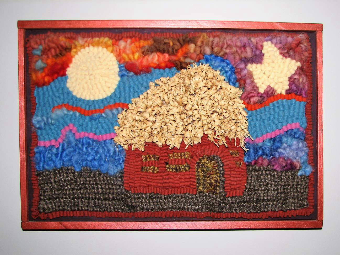 clay hut rug hooking