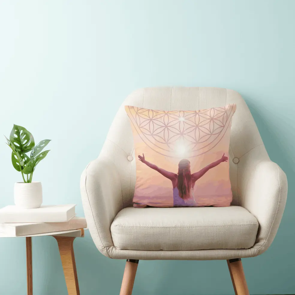 Flower of Life pillow